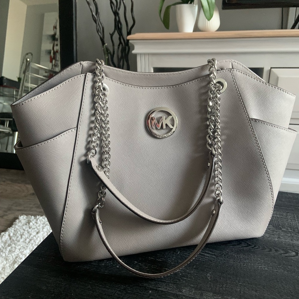 Grey Michael Kors Tote